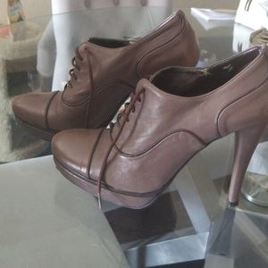 Albano Italian Leather Oxford Heels